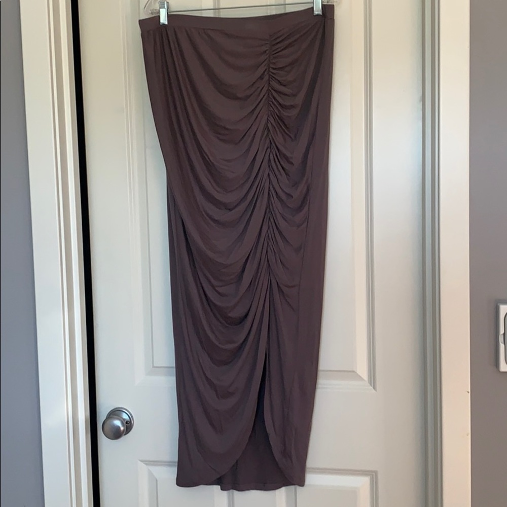 Rouched Long Mossimo Skirt